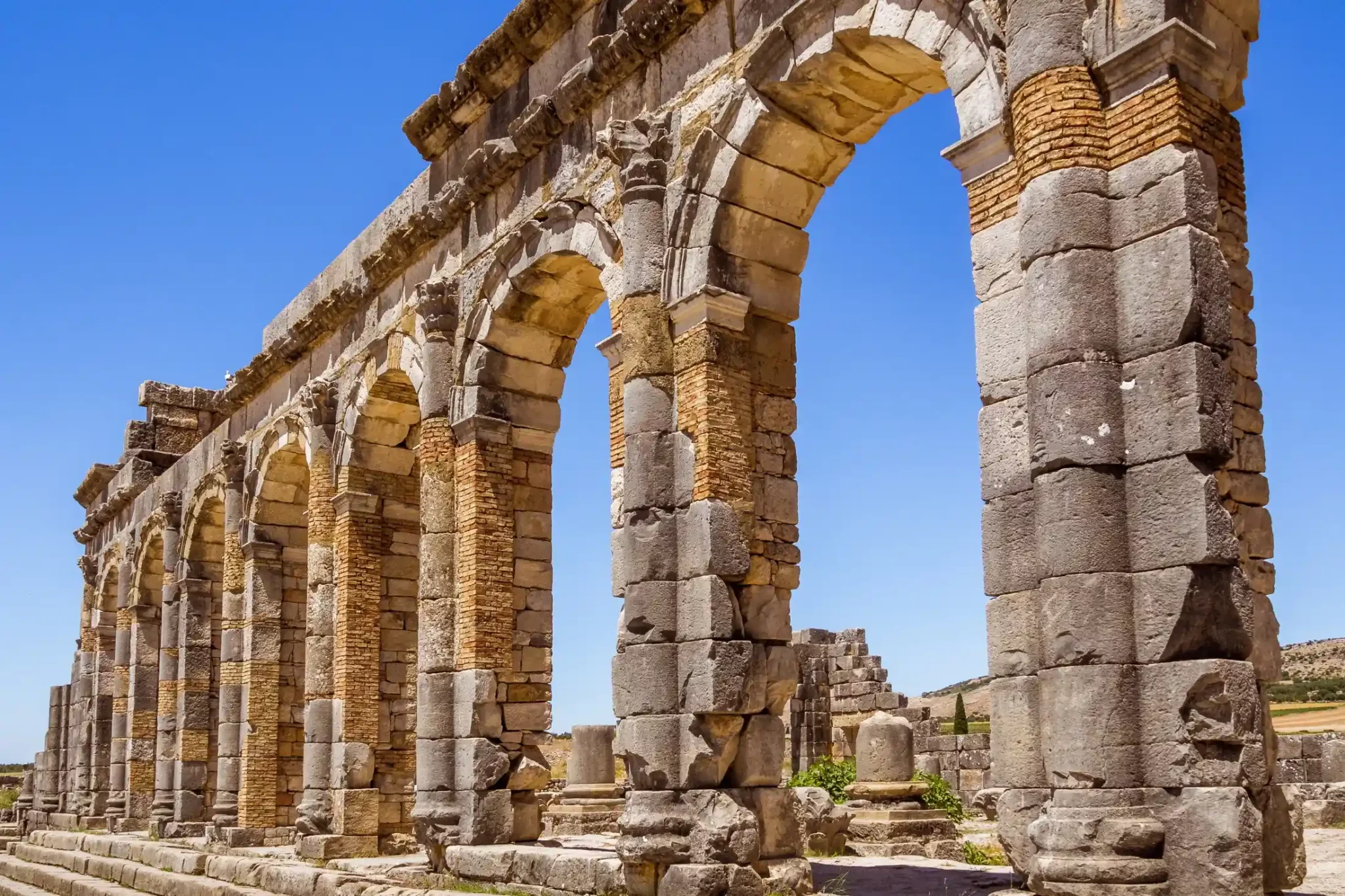 Ancient Ruins of Volubilis, Morocco