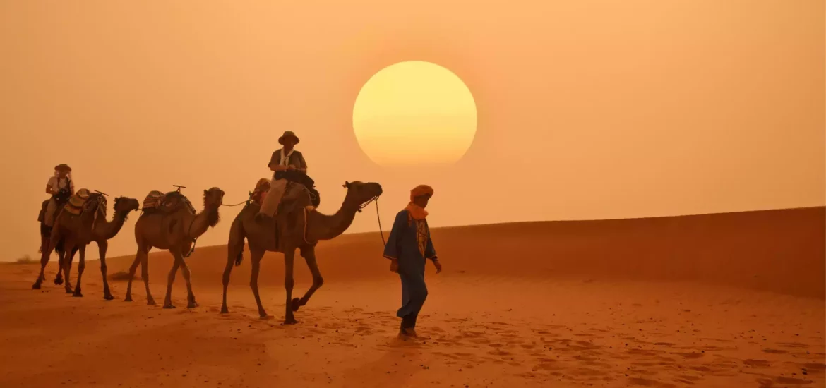 Morocco Desert Sunset