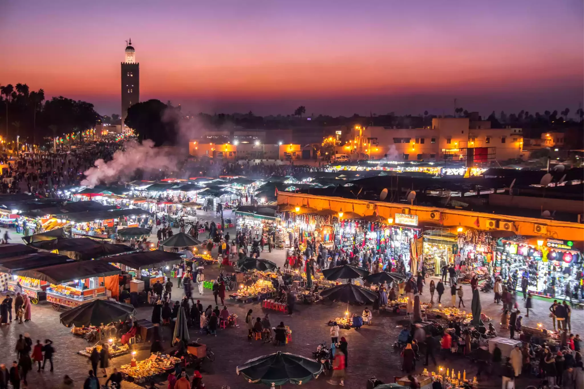 Jemaa el-Fna Square in Marrakesh, Morocco
